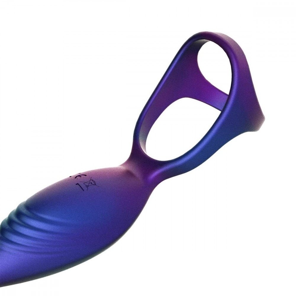  - Анальний стимулятор з ерекційним кільцем Hueman Deep Impact, пульсація, масаж промежини 3