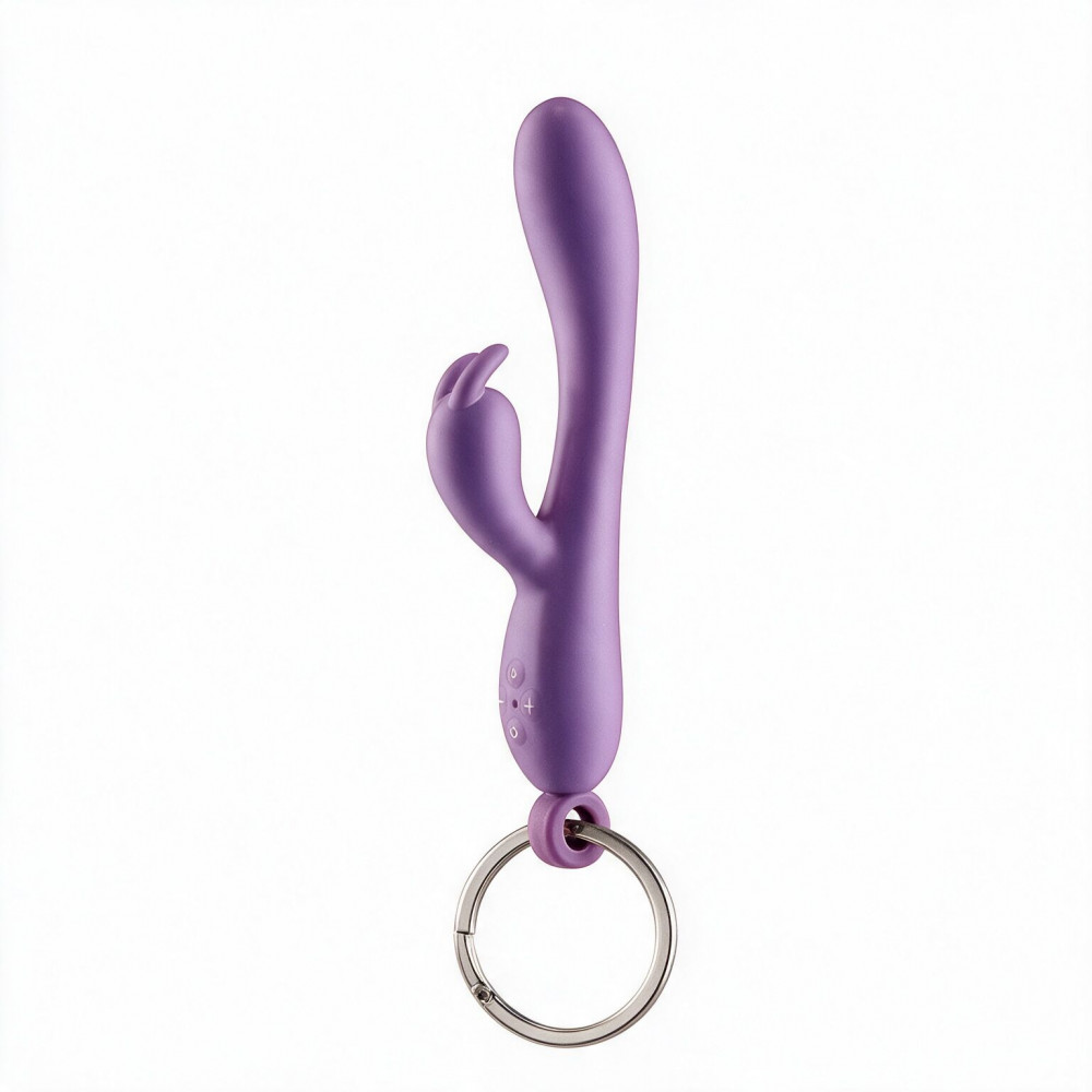 Секс приколы - Брелок вибратор-кролик Diverty Sex Purple