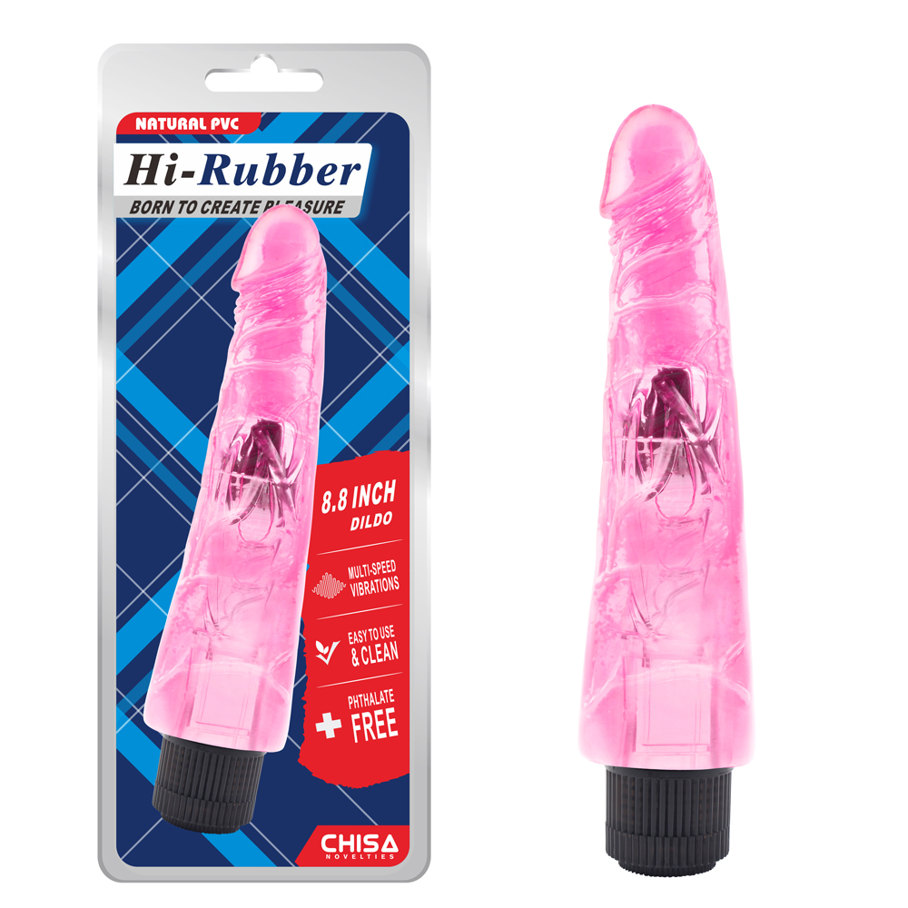 Секс игрушки - Вибратор розовый Chisa Hi-Rubber