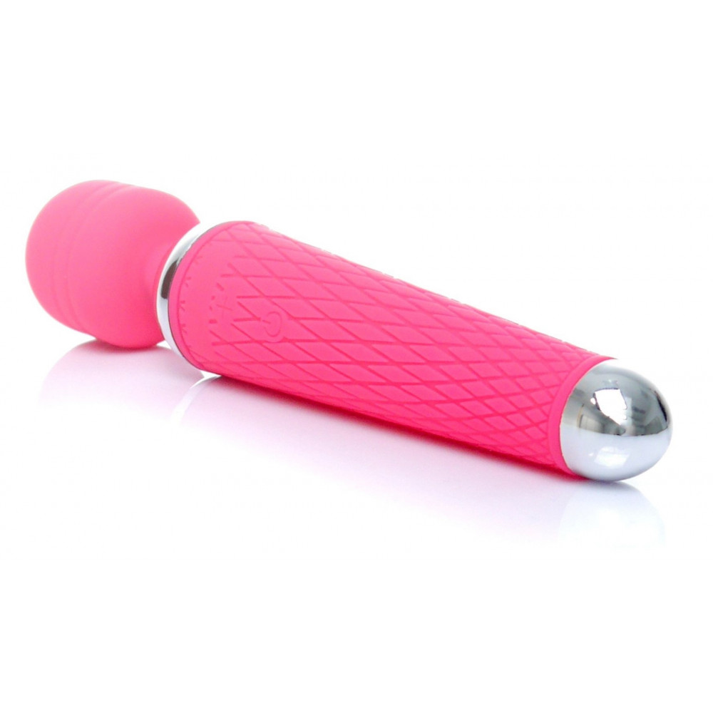 Вибратор - Вибромассажер Boss Series - Massager Power Wand USB Pink 16 Function, BS2200036 7