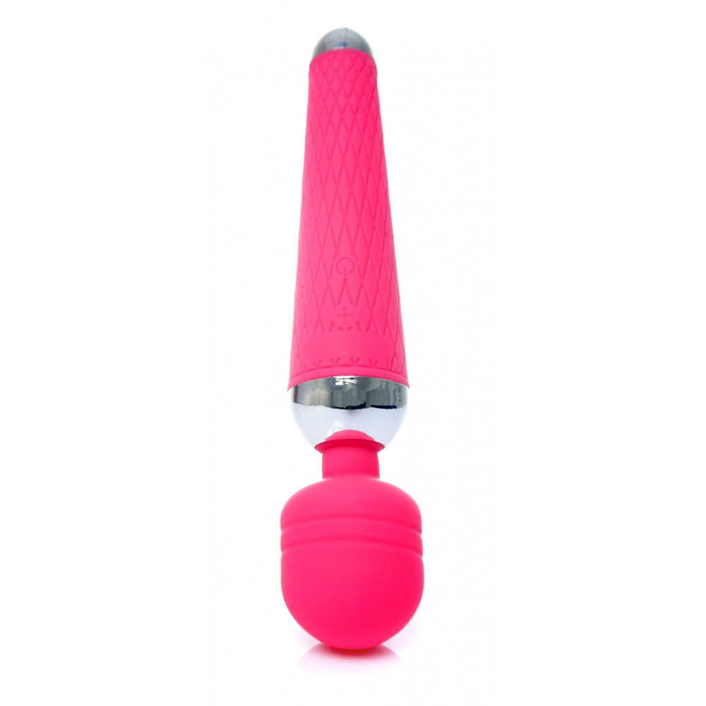 Вибратор - Вибромассажер Boss Series - Massager Power Wand USB Pink 16 Function, BS2200036 5