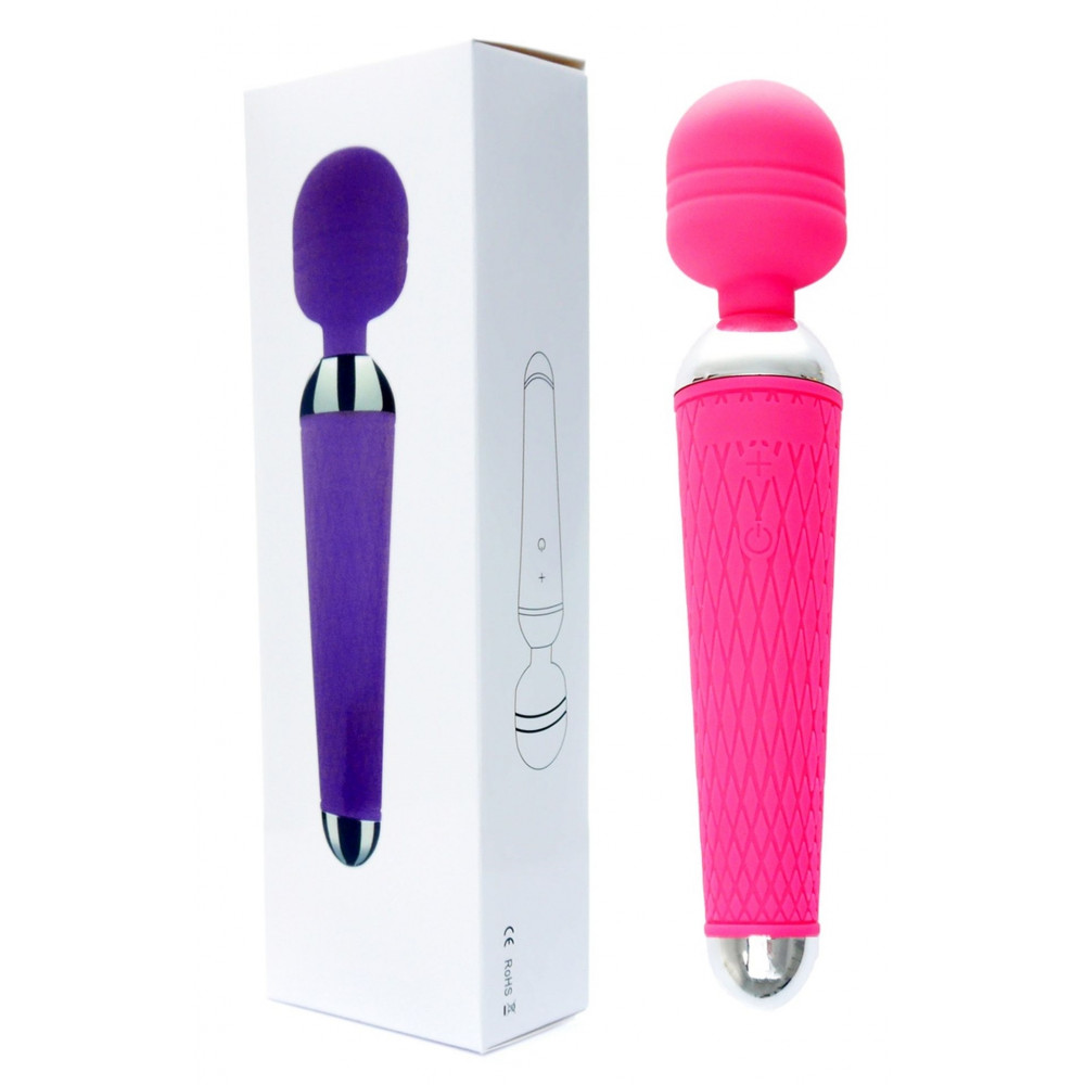 Вибратор - Вибромассажер Boss Series - Massager Power Wand USB Pink 16 Function, BS2200036