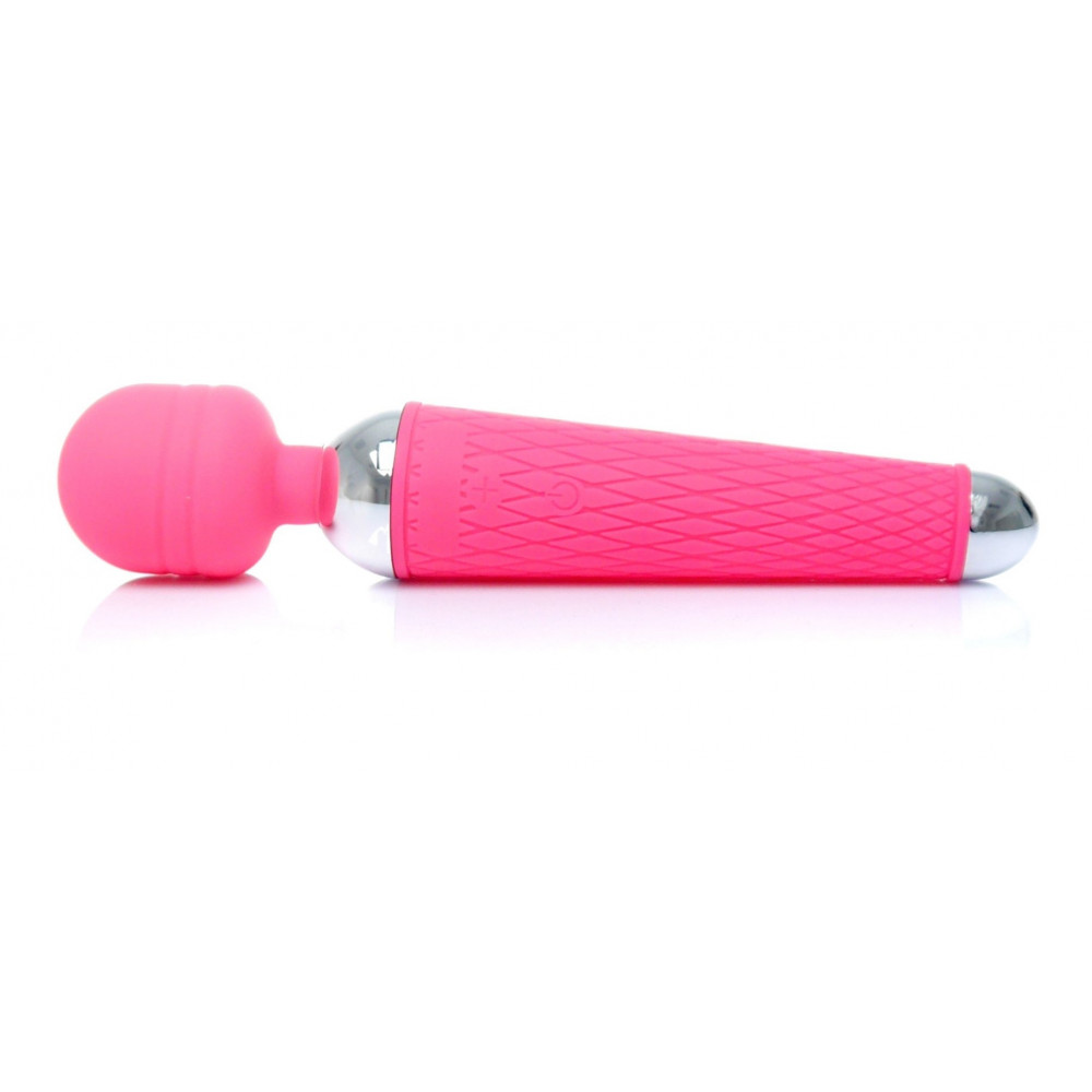 Вибратор - Вибромассажер Boss Series - Massager Power Wand USB Pink 16 Function, BS2200036 6