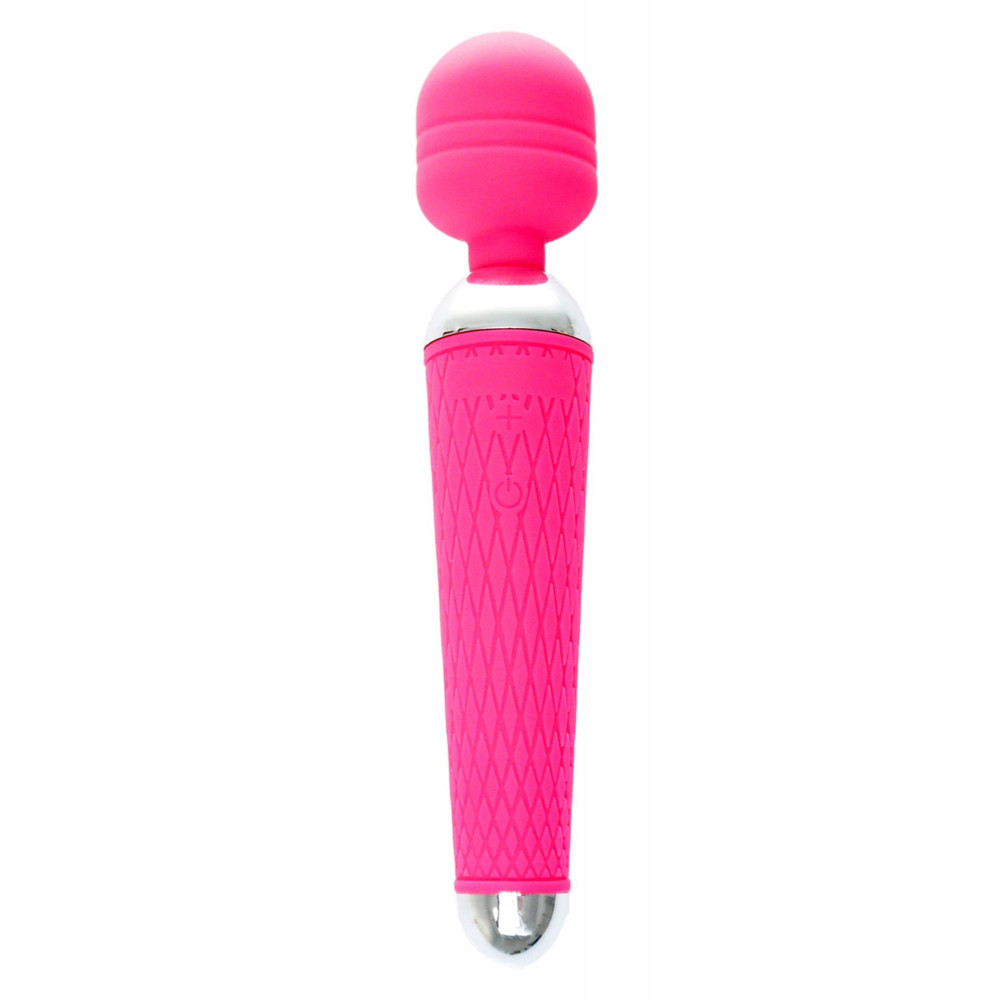 Вибратор - Вибромассажер Boss Series - Massager Power Wand USB Pink 16 Function, BS2200036 8