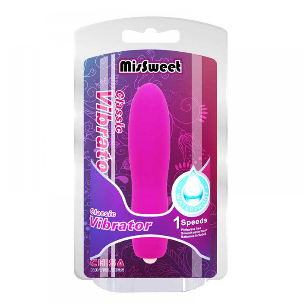  - Віброкуля на батарейці Chisa Mis Sweet Classic Vibrator, рожева 4