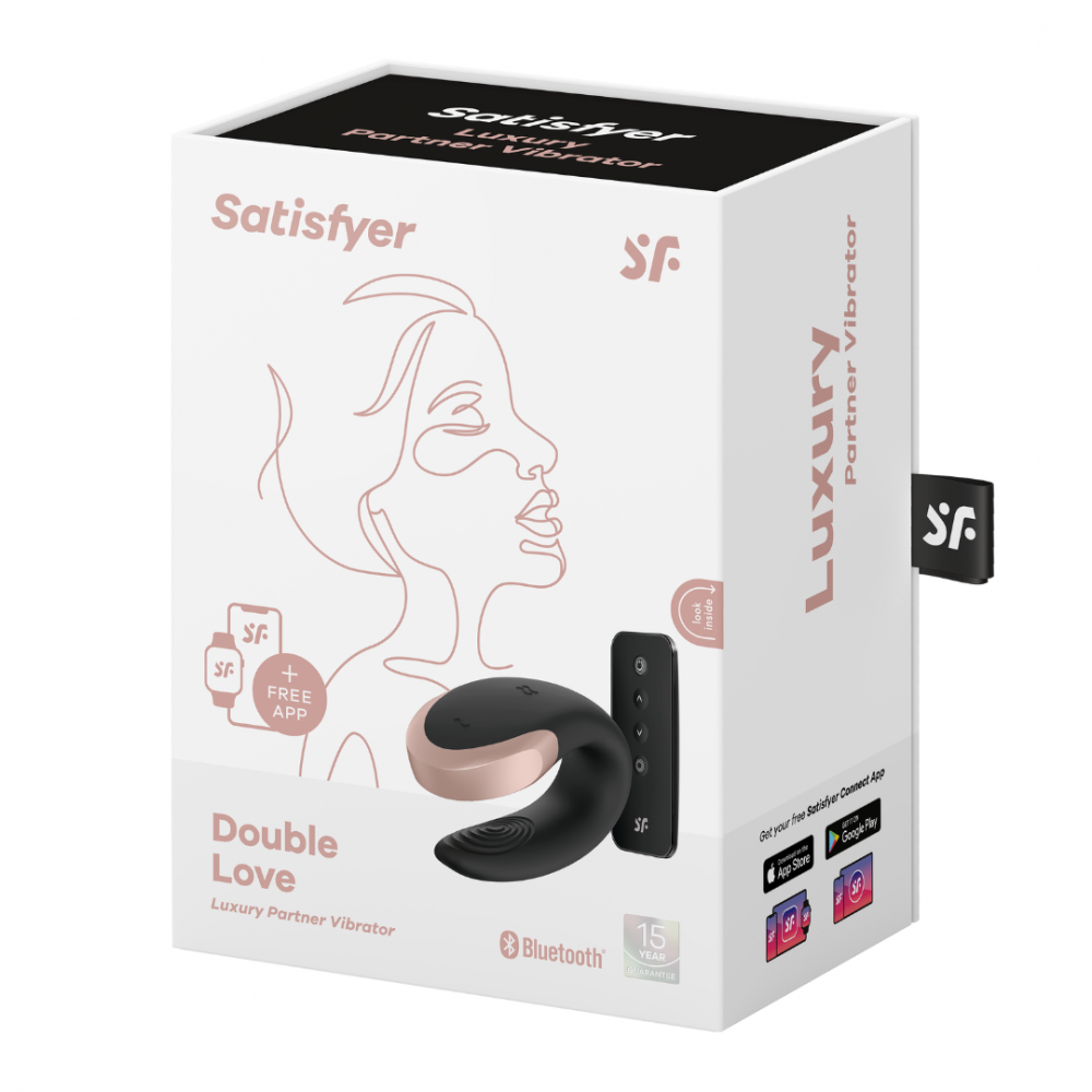 Вибратор - Смарт-вибратор для пар Double Love цвет: черный Satisfyer (Германия) 1