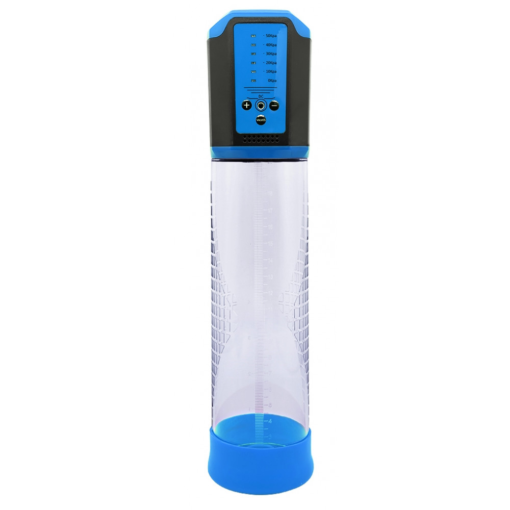 Помпы - Автоматическая вакуумная помпа с зарядкой от USB CANWIN Passion Pump Men BLUE - P638AU 1