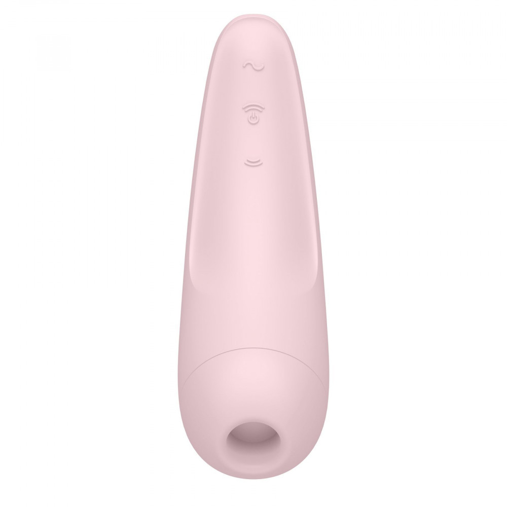 Вибраторы Satisfyer - Вакуумный клиторальный стимулятор Satisfyer Curvy 2+ Pink (мятая упаковка) 4