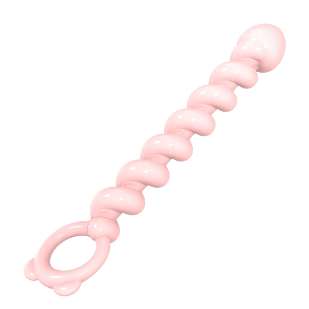 Анальные игрушки без вибрации - Анальные бусы Meleon - Spirit Snake Anal Beads, AP-35 5