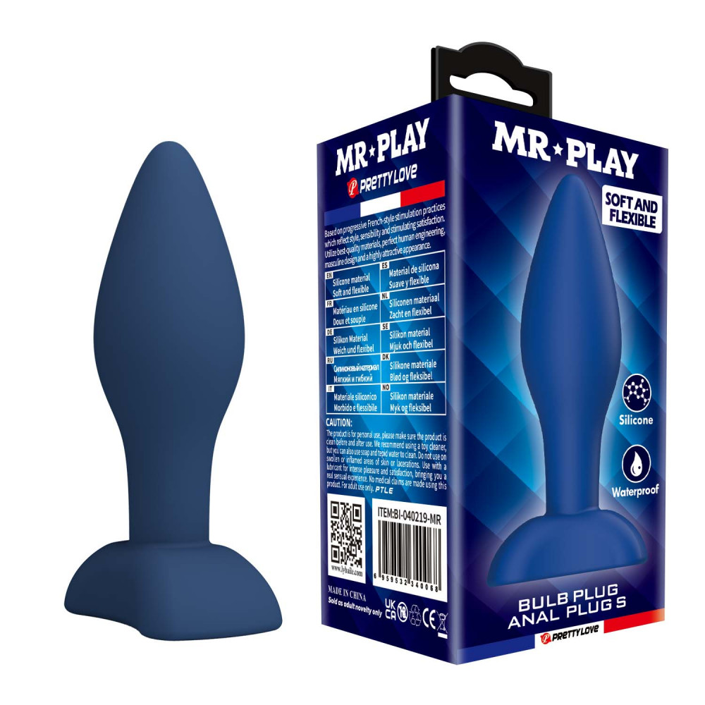  - Анальна пробка MR.PLAY - Bulb Anal Plug S, BI-040219-MR