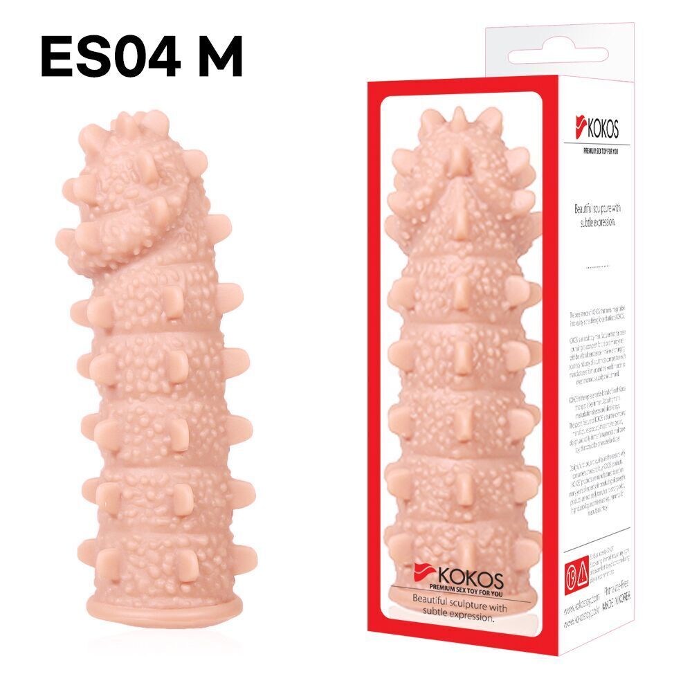 Секс игрушки - Насадка на член Kokos Extreme Sleeve ES.04 размер M (повреждена упаковка!!!) 4