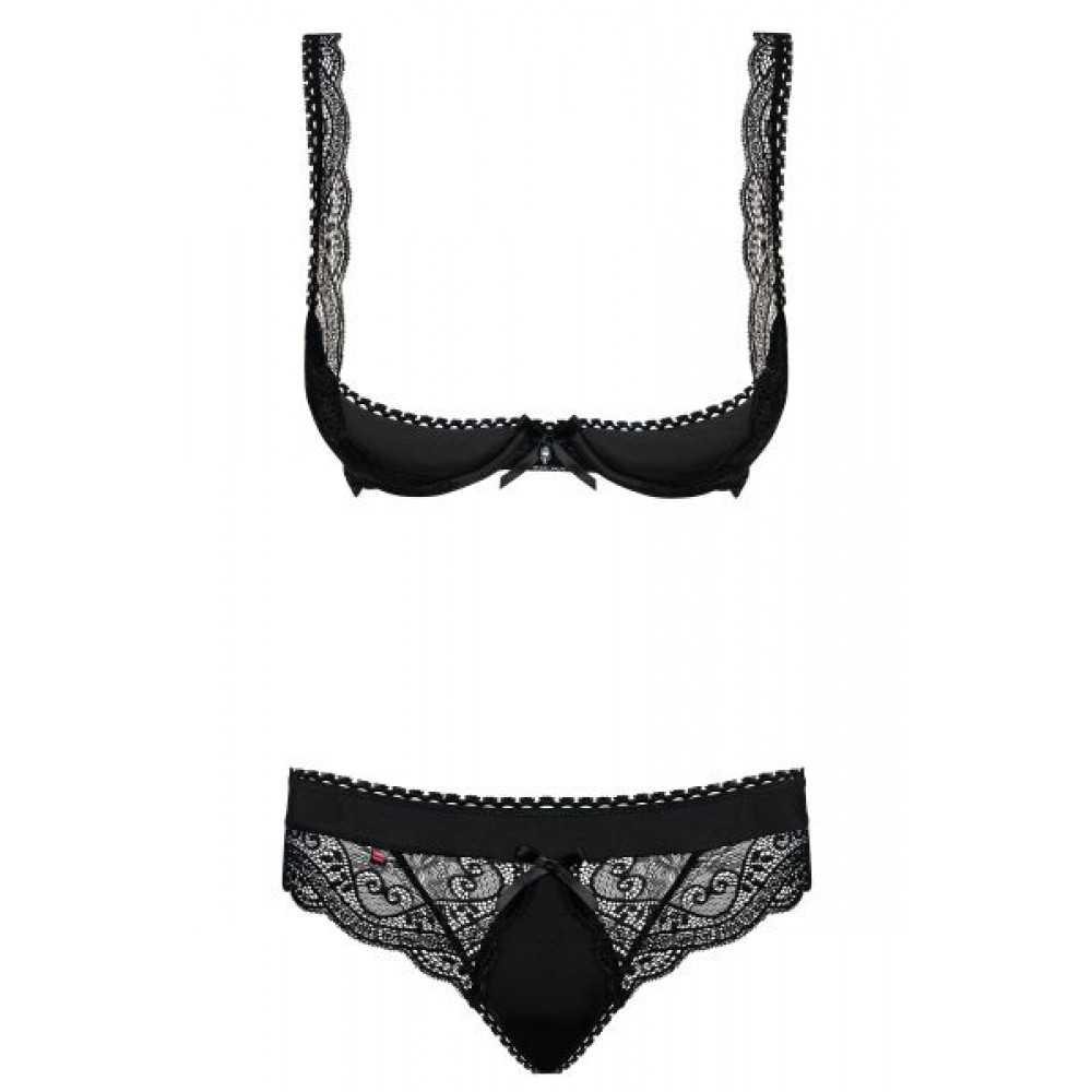 - Комплект Obsessive MIAMOR SET черная открыт,грудь L/XL 3
