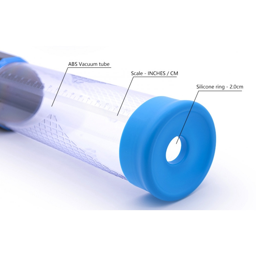 Помпы - Автоматическая вакуумная помпа с зарядкой от USB CANWIN Passion Pump Men BLUE - P638AU 7