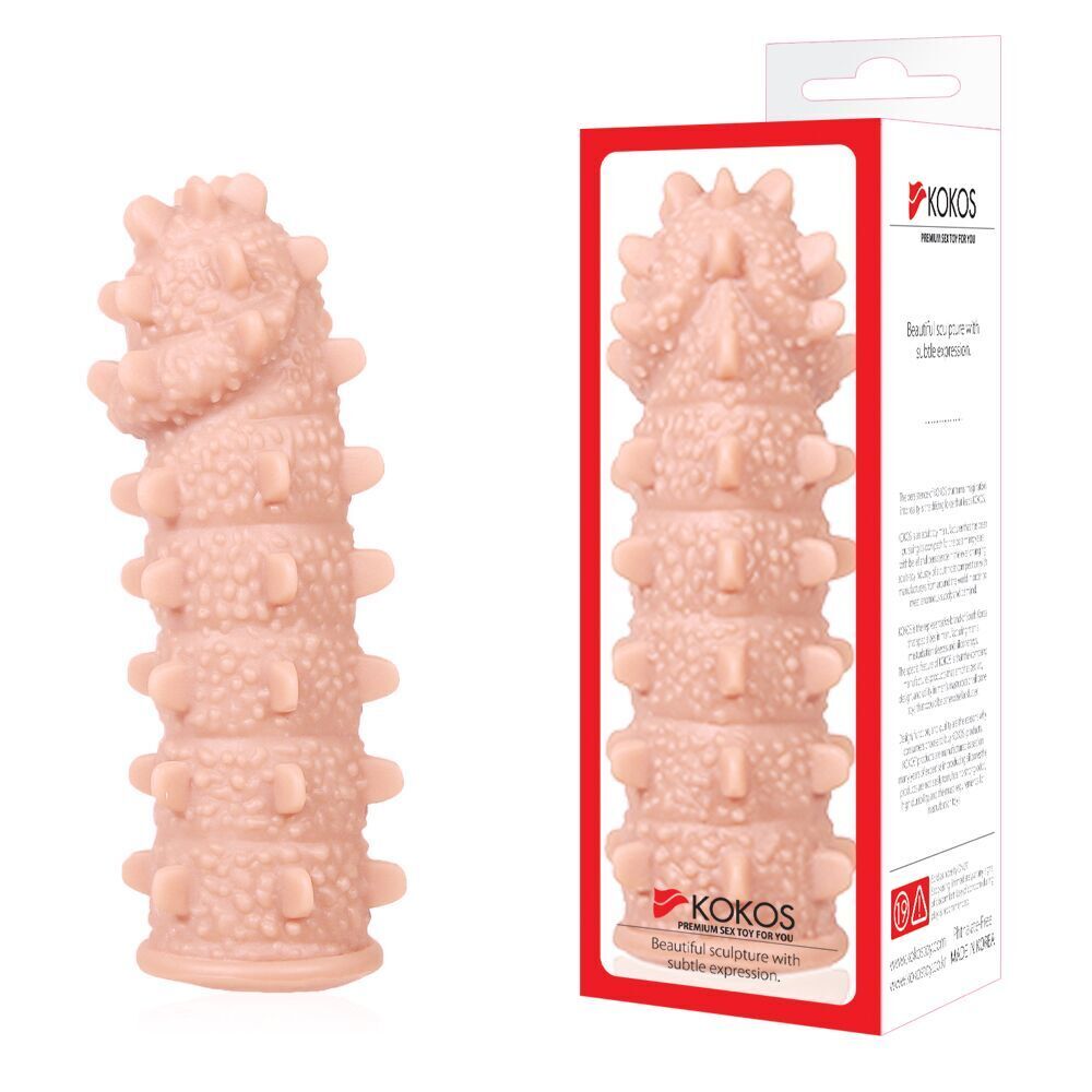 Секс игрушки - Насадка на член Kokos Extreme Sleeve ES.04 размер M (повреждена упаковка!!!) 3