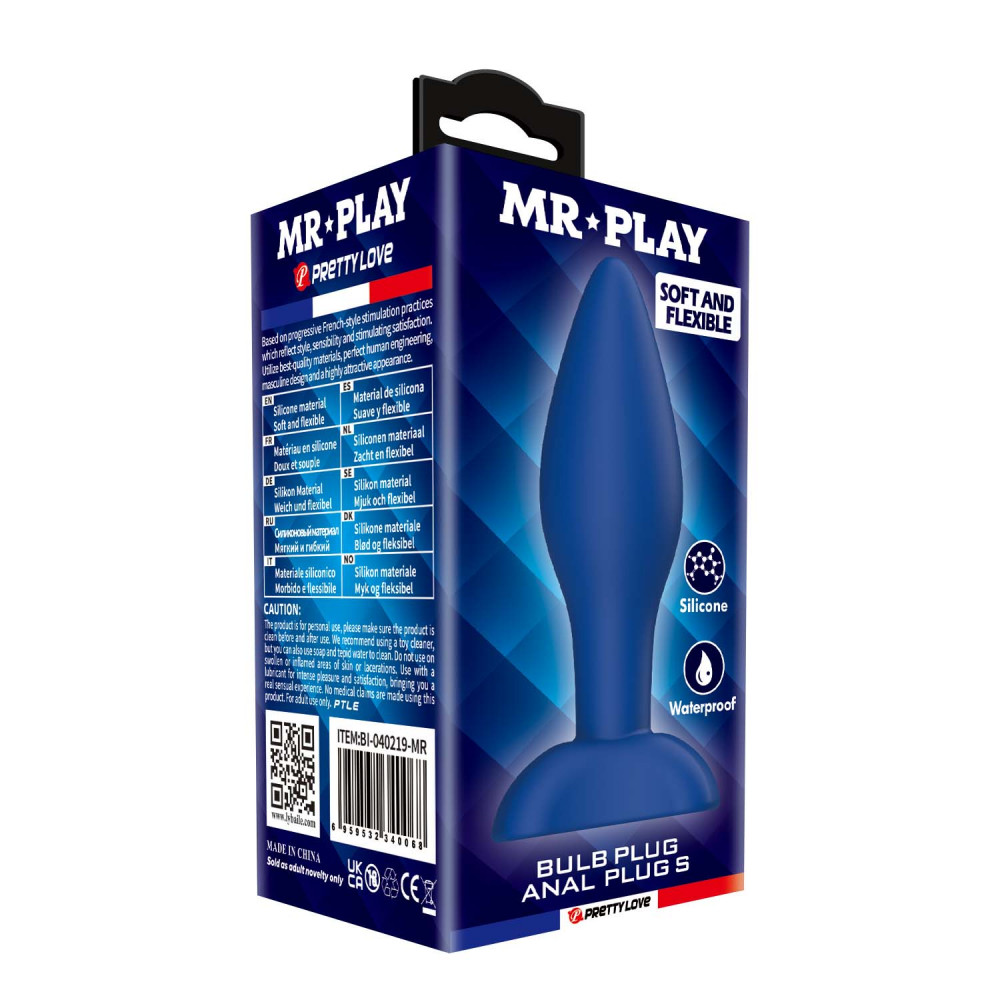 - Анальна пробка MR.PLAY - Bulb Anal Plug S, BI-040219-MR 7