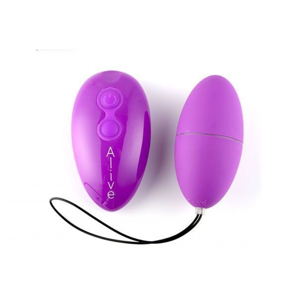 Виброяйцо - Виброяйцо Alive Magic Egg 2.0 Purple с пультом ДУ, на батарейках