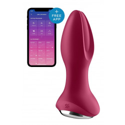 Анальная смарт-пробка с ротацией Satisfyer Rotator Plug 2+, бордовый