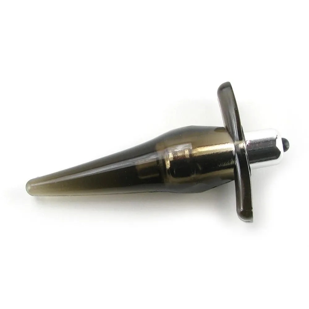 Анальные игрушки с вибрацией - Анальный вибратор Toy Joy Power Buttplug серый 3