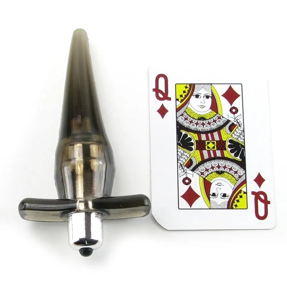 Анальные игрушки с вибрацией - Анальный вибратор Toy Joy Power Buttplug серый 2