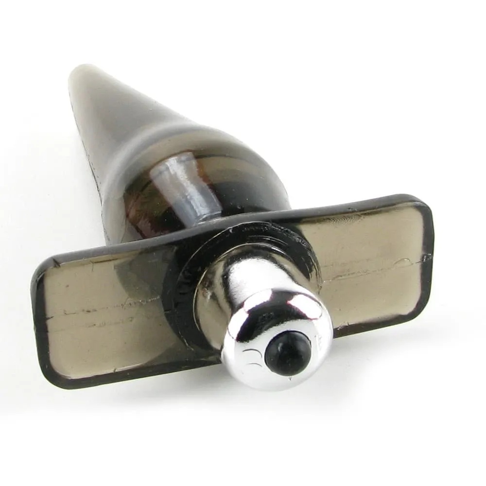 Анальные игрушки с вибрацией - Анальный вибратор Toy Joy Power Buttplug серый 1