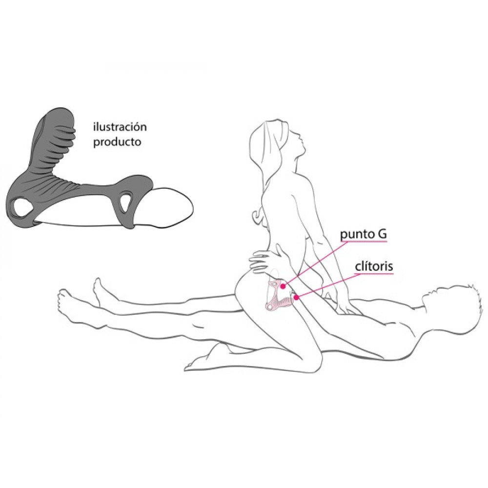 Разное - Эрекционное кольцо с 2 моторами Adrien Lastic Gladiator F черное 2