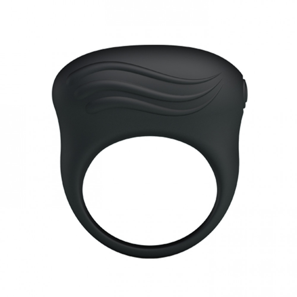 Эрекционные кольца с вибрацией - Эрекционное виброкольцо PRETTY LOVE Bertram, черное 2