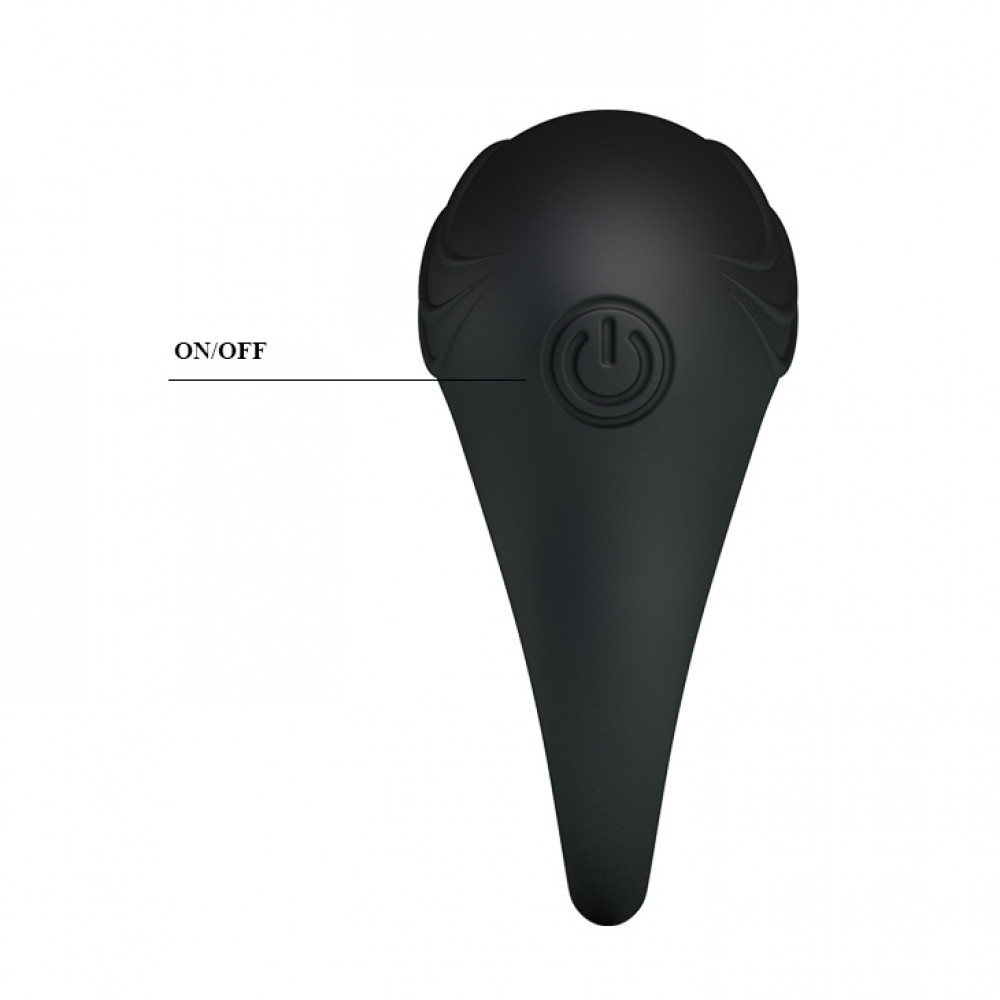 Эрекционные кольца с вибрацией - Эрекционное виброкольцо PRETTY LOVE Bertram, черное 6