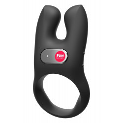 Эррекционное виброкольцо Fun Factory Nos черное, 8 см