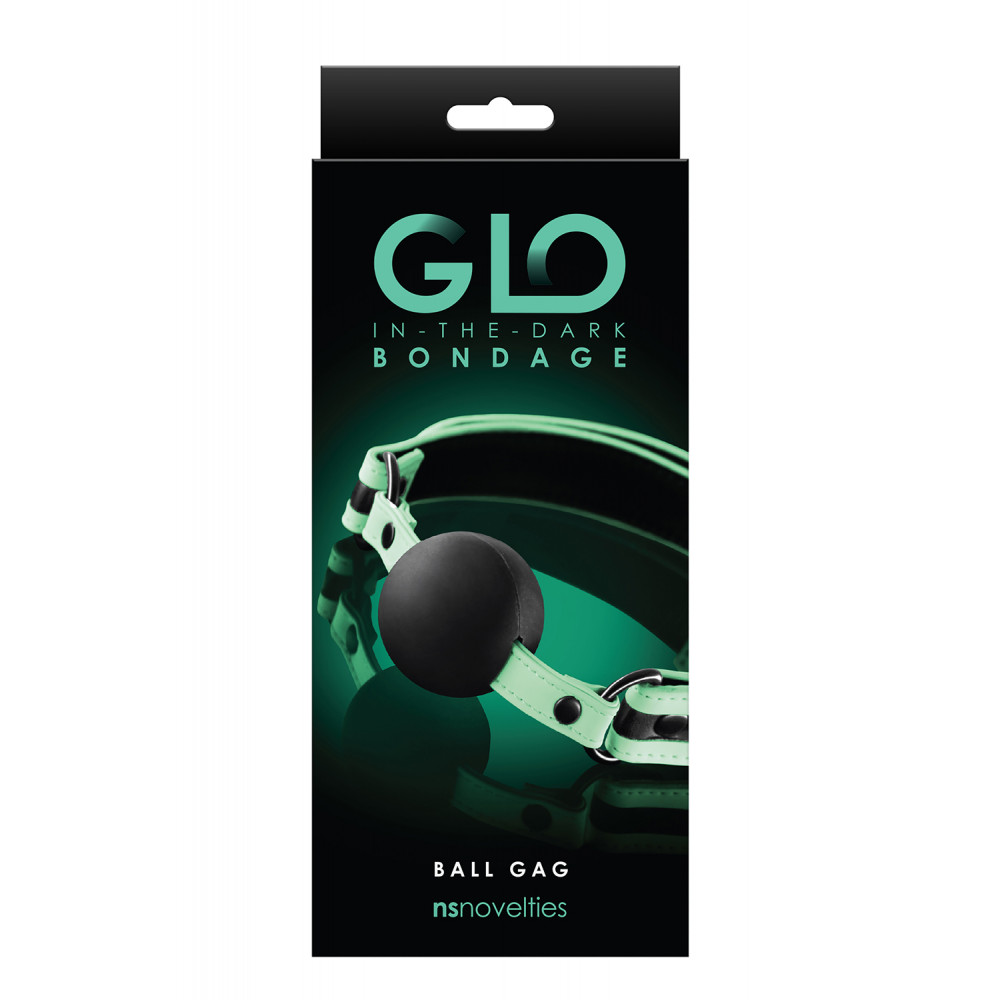 Кляп - Кляп светящийся NS Novelties GLO BONDAGE BALL GAG 1