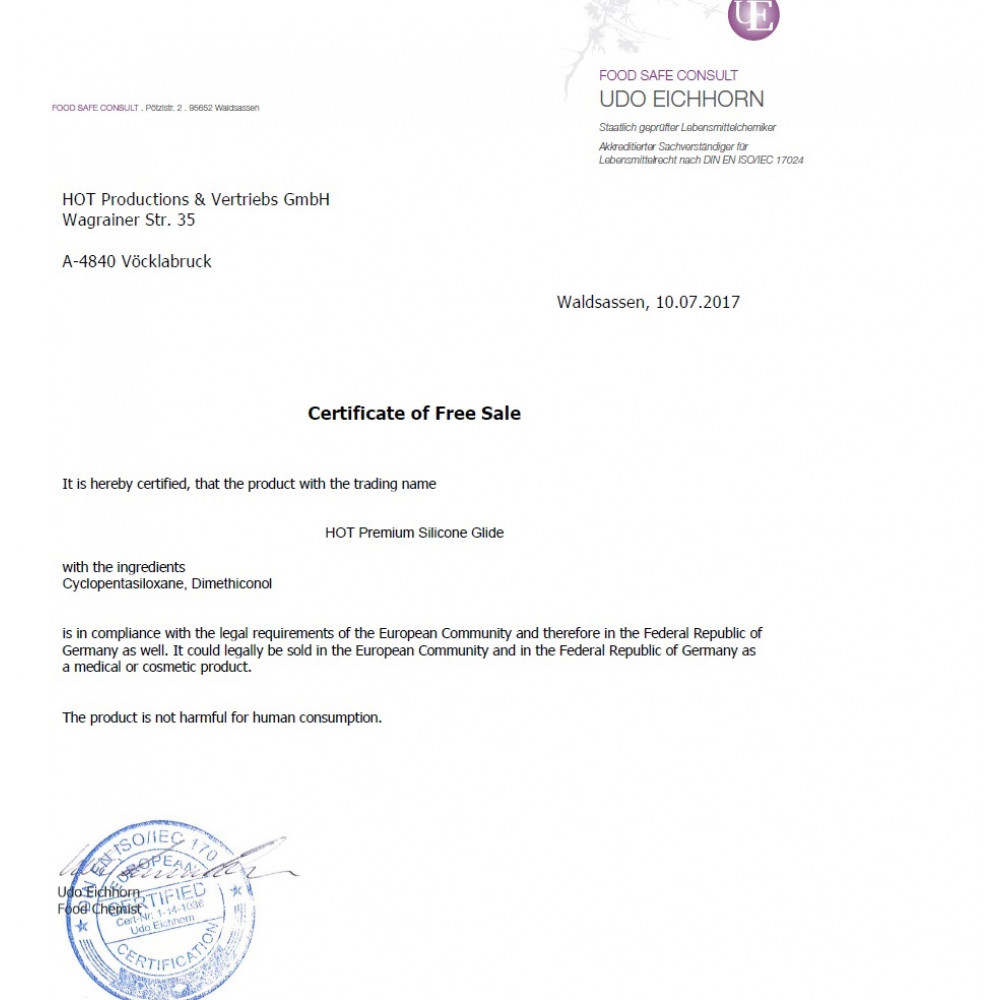 Разное - Лубрикант на силиконовой основе HOT Premium Silicone Glide, 100 мл 3