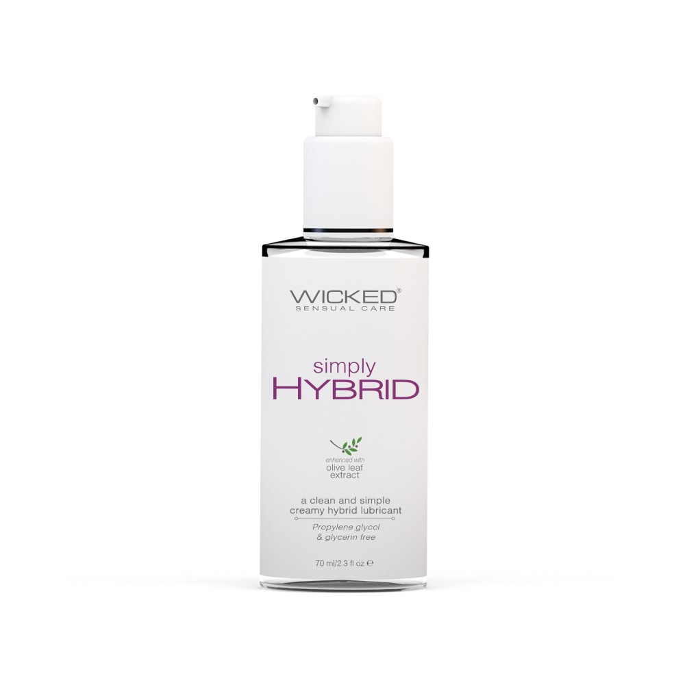 Лубриканты - Лубрикант на водной/силиконовой основе WICKED SIMPLY HYBRID 70ML