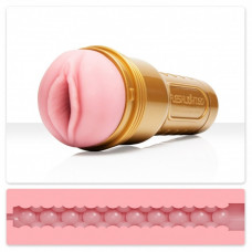 Мастурбатор вагина в колбе, киберкожа Fleshlight Go Pink Lady STU, бежевый