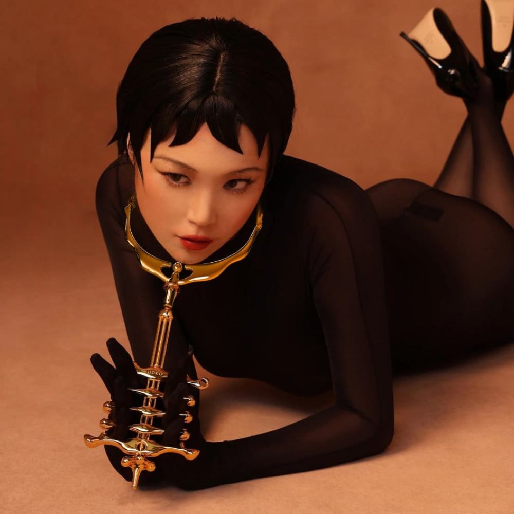 Різне - Металевий нашийник UPKO Migratory Bird із фіксатором для пальчиків рук, золотистий