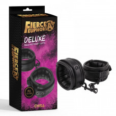 Поножі Chisa Fierce Feuphoria Deluxe зі штучної шкіри, чорні