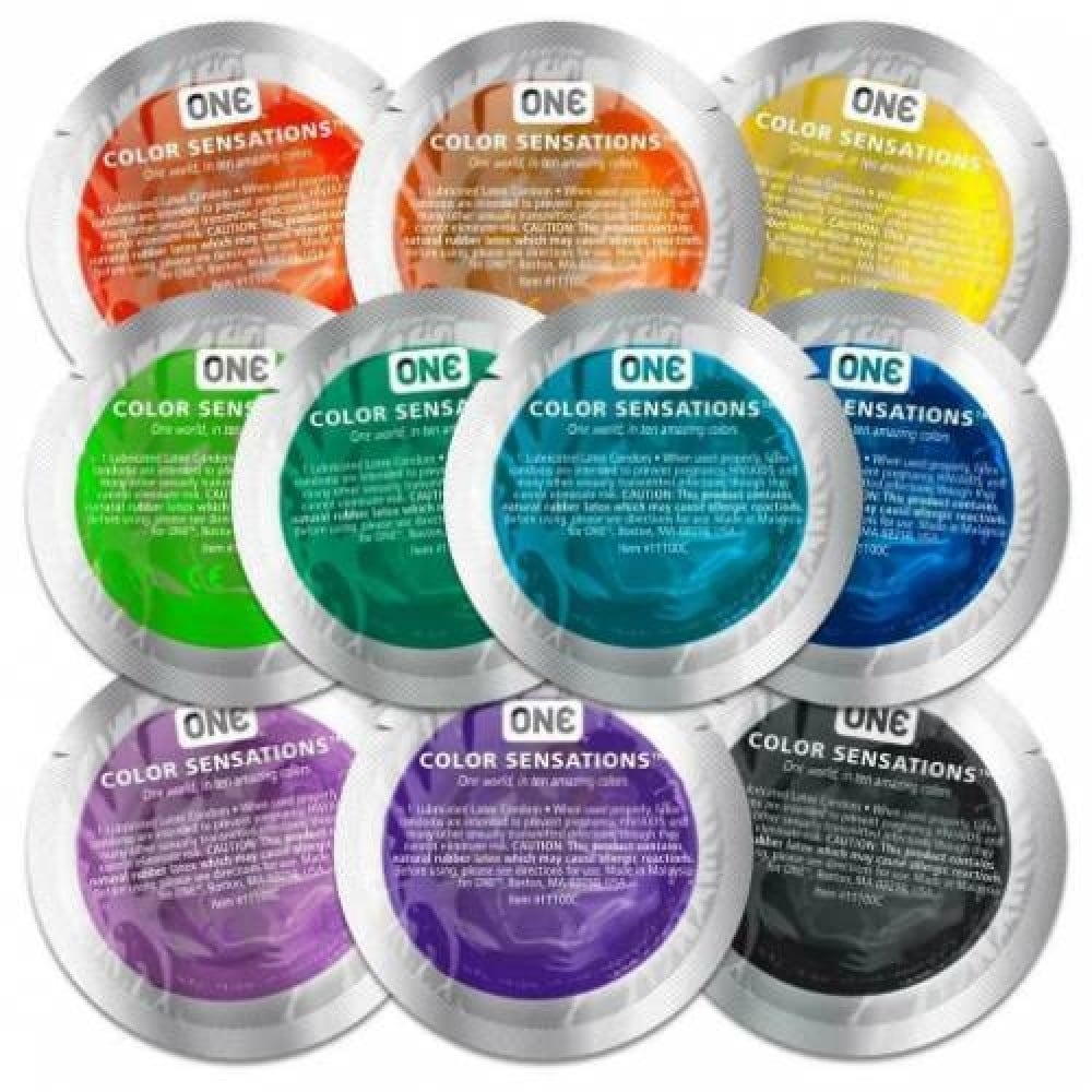 Презервативы - Презервативы One Color Sensation,5 штук