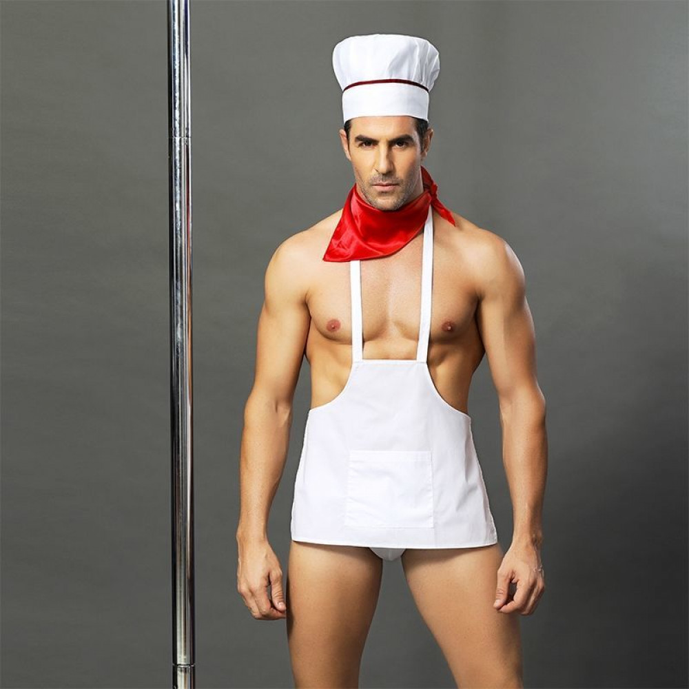 Боди, комплекты и костюмы - Мужской эротический костюм повара 