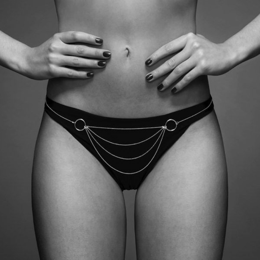 Интимные украшения - Цепочка-трусики Bijoux Indiscrets Magnifique Bikini Chain – Gold, украшение для тела 3
