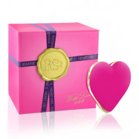 Вибратор-сердечко Rianne S: Heart Vibe Rose, 10 режимов работы, медицинский силикон, подарочная упаковка
