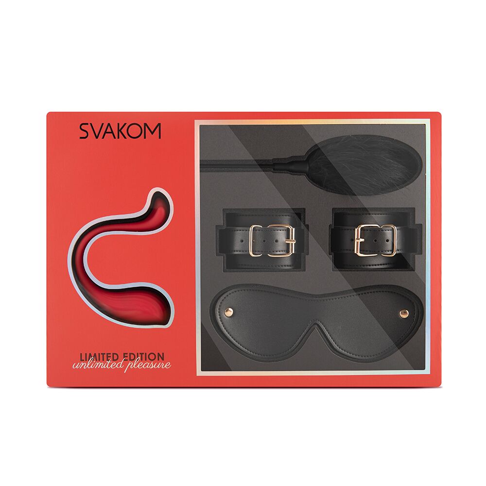 Наборы вибраторов - Премиальный подарочный набор для нее Svakom Limited Gift Box с интерактивной игрушкой