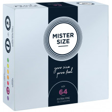 Презервативы Mister Size - pure feel - 64 (36 condoms), толщина 0,05 мм