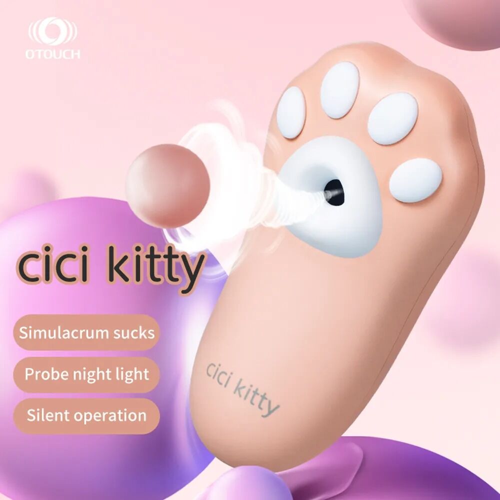 Вибраторы вакуумные - Вакуумный клиторальный стимулятор Otouch Cici Kitty 4