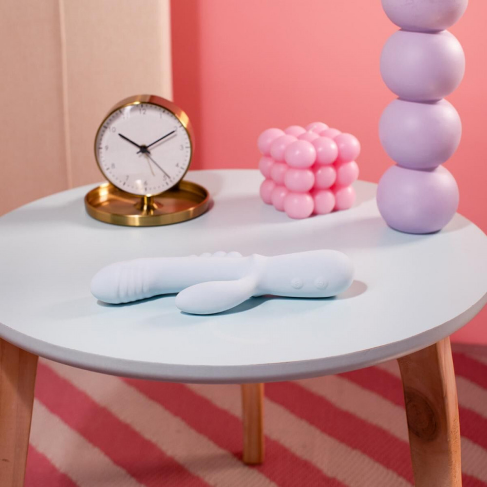 Вибратор-кролик - Вибратор-кролик Good Vibes Only - SAGE Triple Stimulation Vibe Soft Silicone - Blue 10