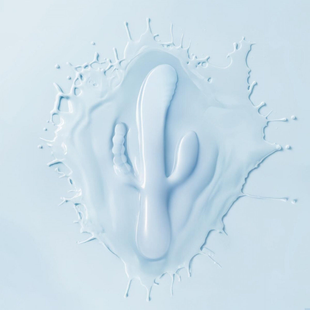 Вибратор-кролик - Вибратор-кролик Good Vibes Only - SAGE Triple Stimulation Vibe Soft Silicone - Blue 9