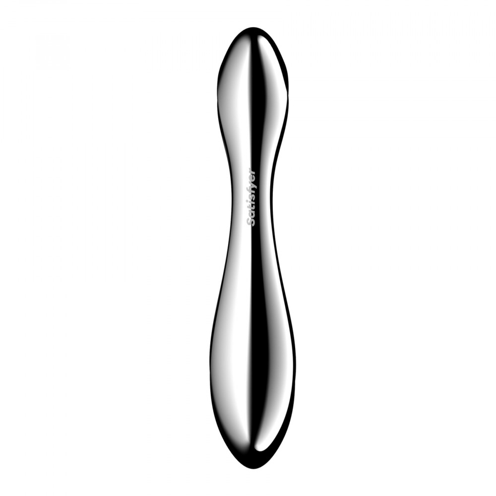 Фалоімітатор - Металевий дилдо Satisfyer Pure Gravity 2 3