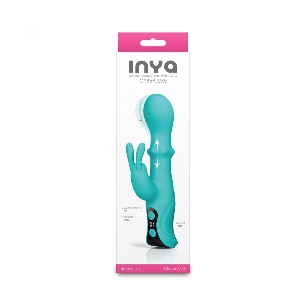 Вибратор-кролик - Вибратор-кролик NS Novelties INYA - Cyberluxe - Aqua 2