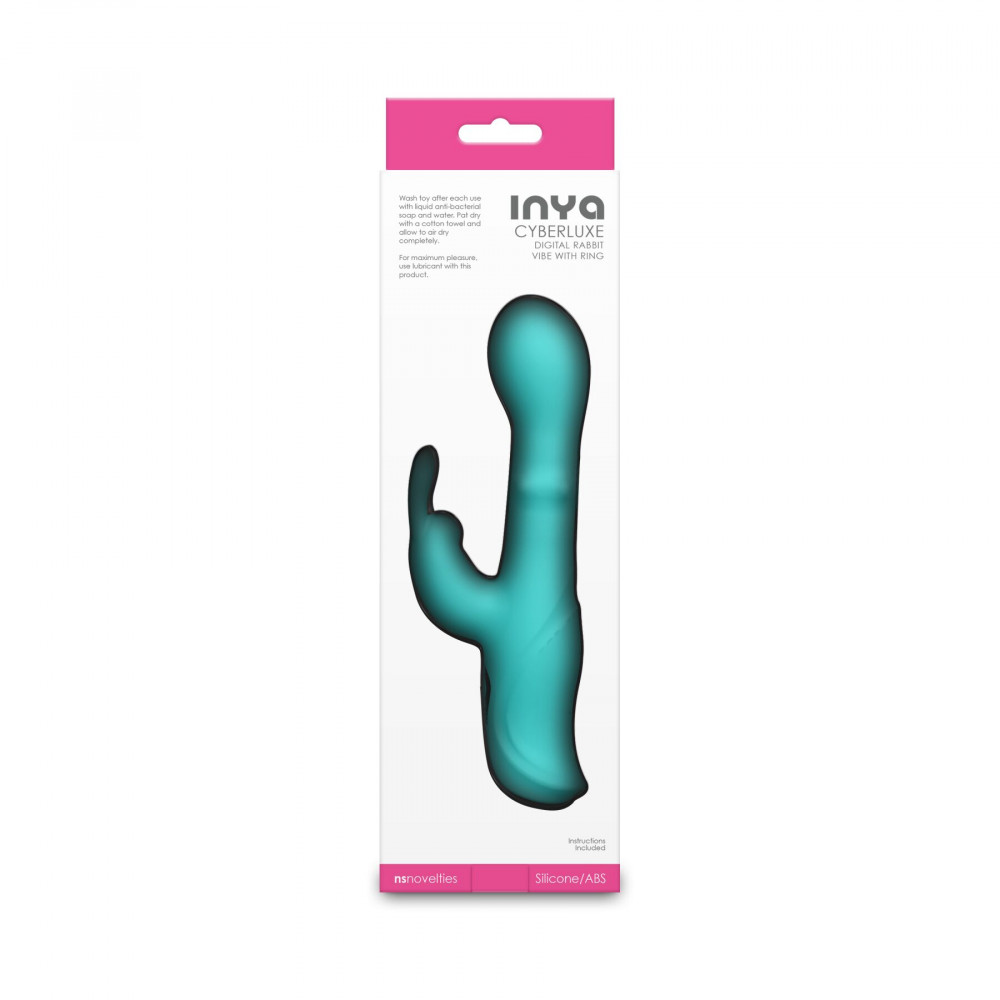 Вибратор-кролик - Вибратор-кролик NS Novelties INYA - Cyberluxe - Aqua 3