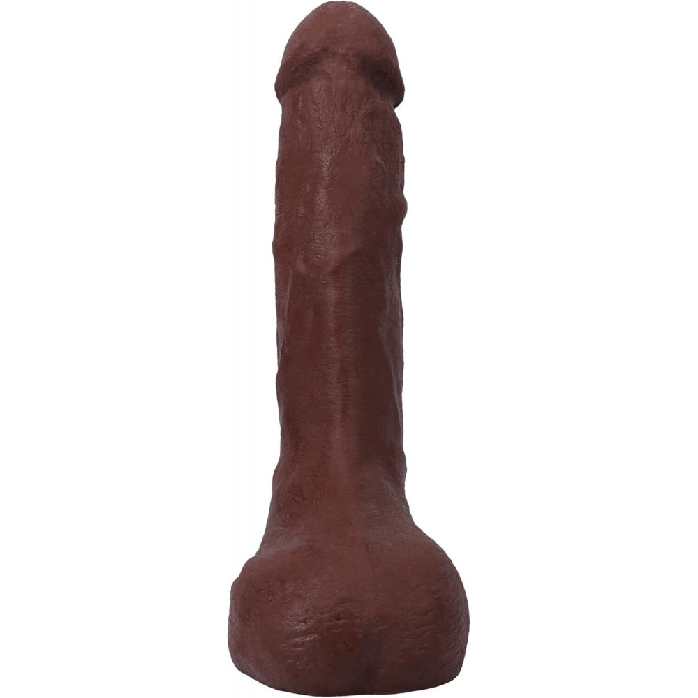 Фалоімітатор - Фалоімітатор, що кінчає Doc Johnson The Realistic Cock ULTRASKYN - Squirting 9,5 Inch Chocolate 3
