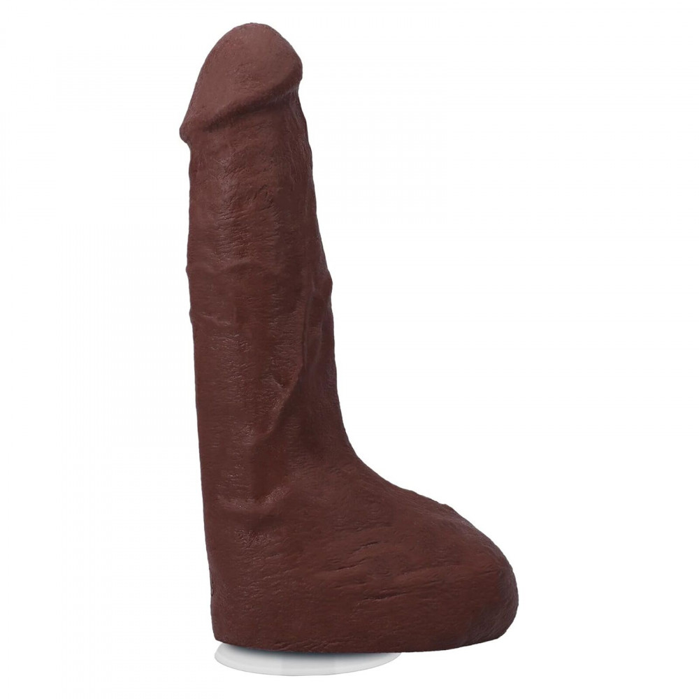 Фалоімітатор - Фалоімітатор, що кінчає Doc Johnson The Realistic Cock ULTRASKYN - Squirting 9,5 Inch Chocolate