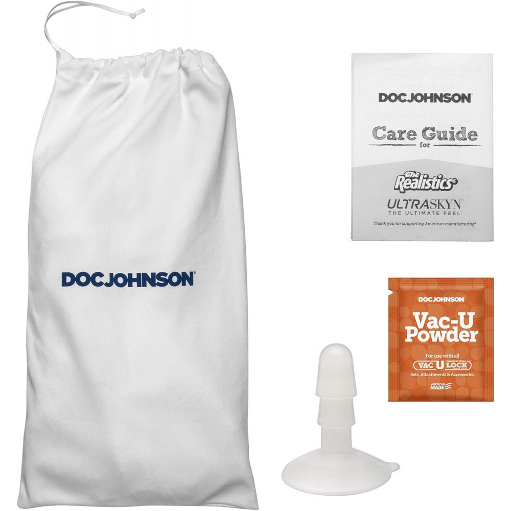 Фалоімітатор - Фалоімітатор, що кінчає Doc Johnson The Realistic Cock ULTRASKYN - Squirting 9,5 Inch Chocolate 6