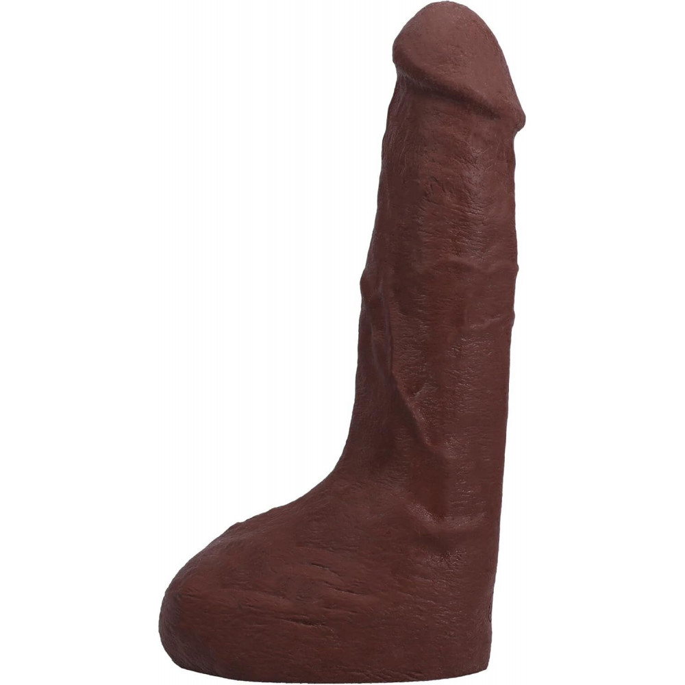 Фалоімітатор - Фалоімітатор, що кінчає Doc Johnson The Realistic Cock ULTRASKYN - Squirting 9,5 Inch Chocolate 1